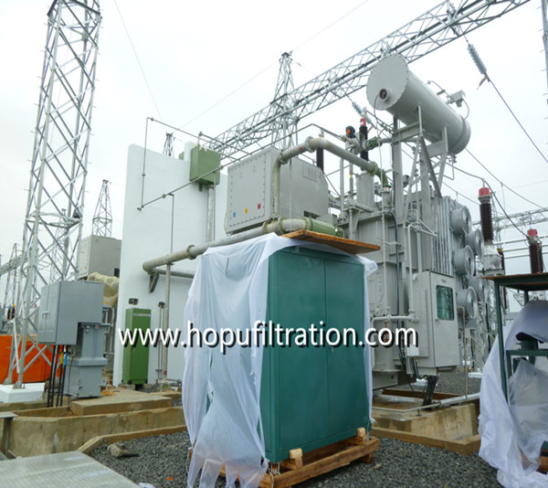 Enclosed Cabinet Vacuum Transformer Oil Purification plant and vacuum pumping set