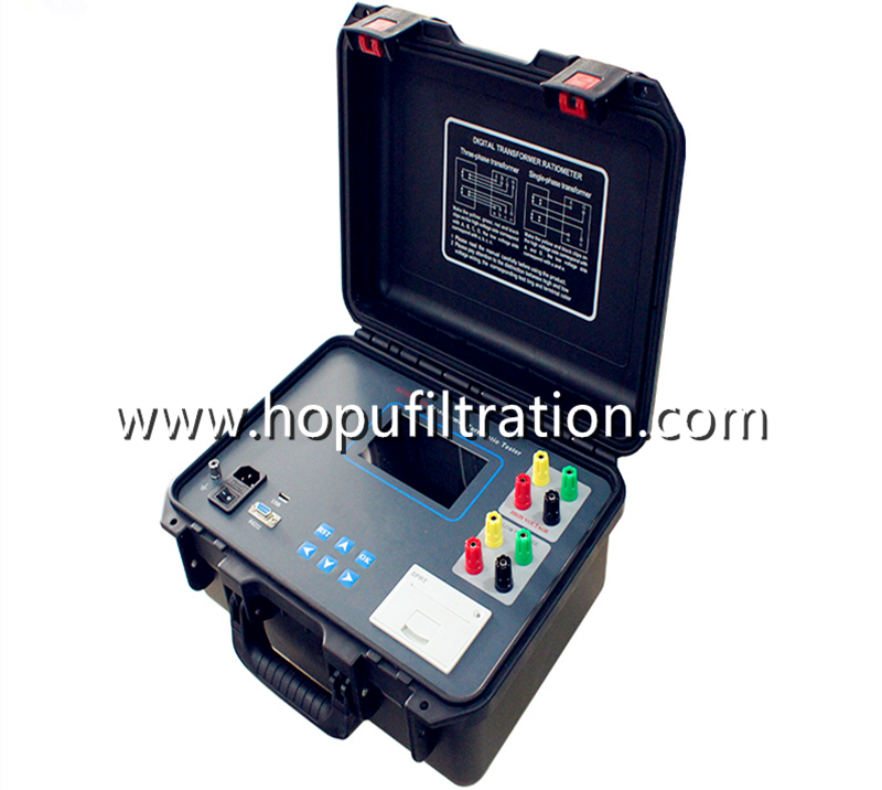 Automatic Transformer Turns Ratio Meter TTR Tester Single/Three Phase