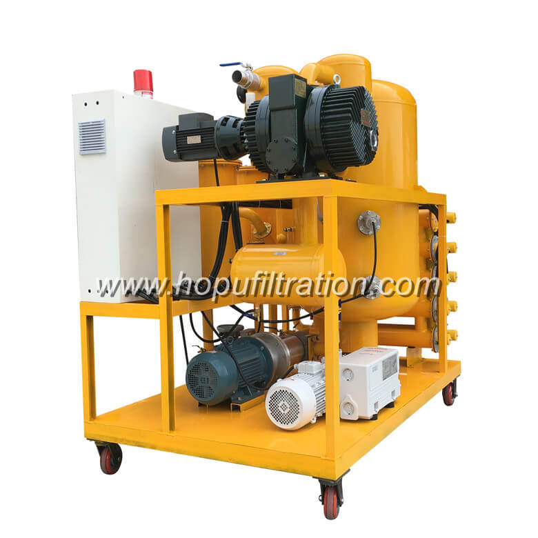 Double stage vacuum Transformer oil Purifier for Series ZYD