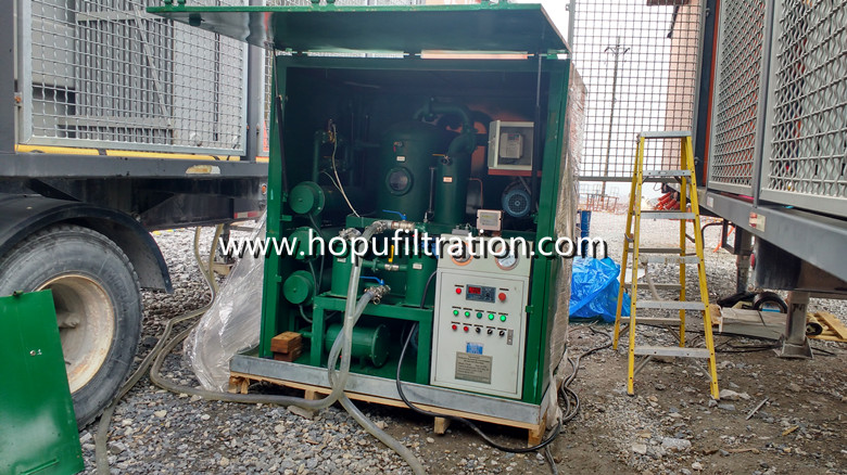 4000 liters per hour transformer oil purifier working in Peru