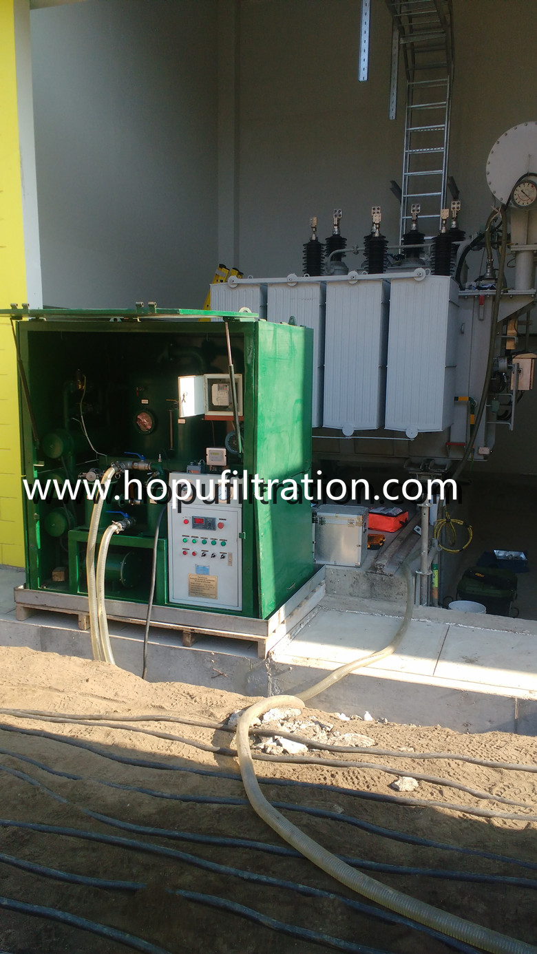 4000 liters per hour transformer oil purifier working in Peru