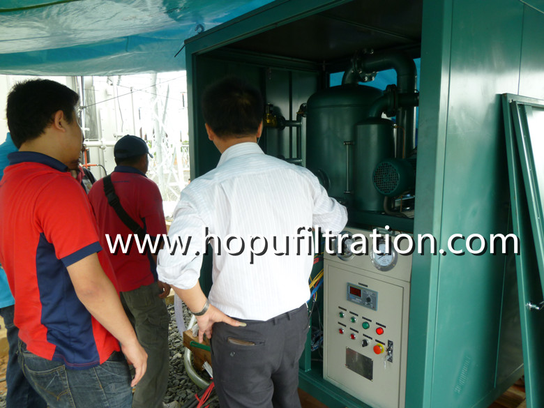 Enclosed Cabinet Vacuum Transformer Oil Purification plant and vacuum pumping set