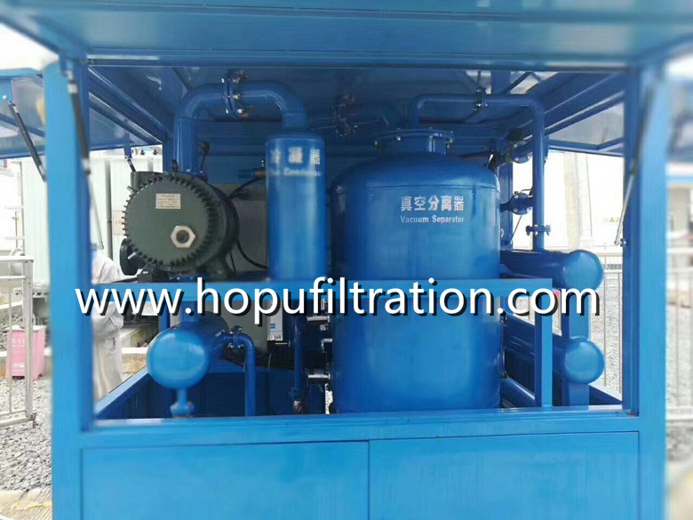 enclosure cabinet type transformer oil filtration equipment,onsite dielectric vacuum oil purifier