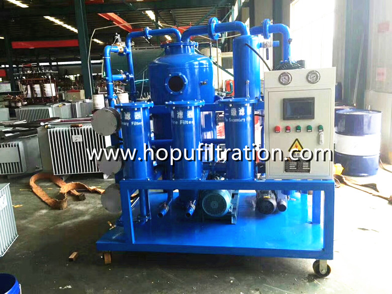 Double Stage Vacuum Transformer Oil Purification Plant for maintenance new transformers