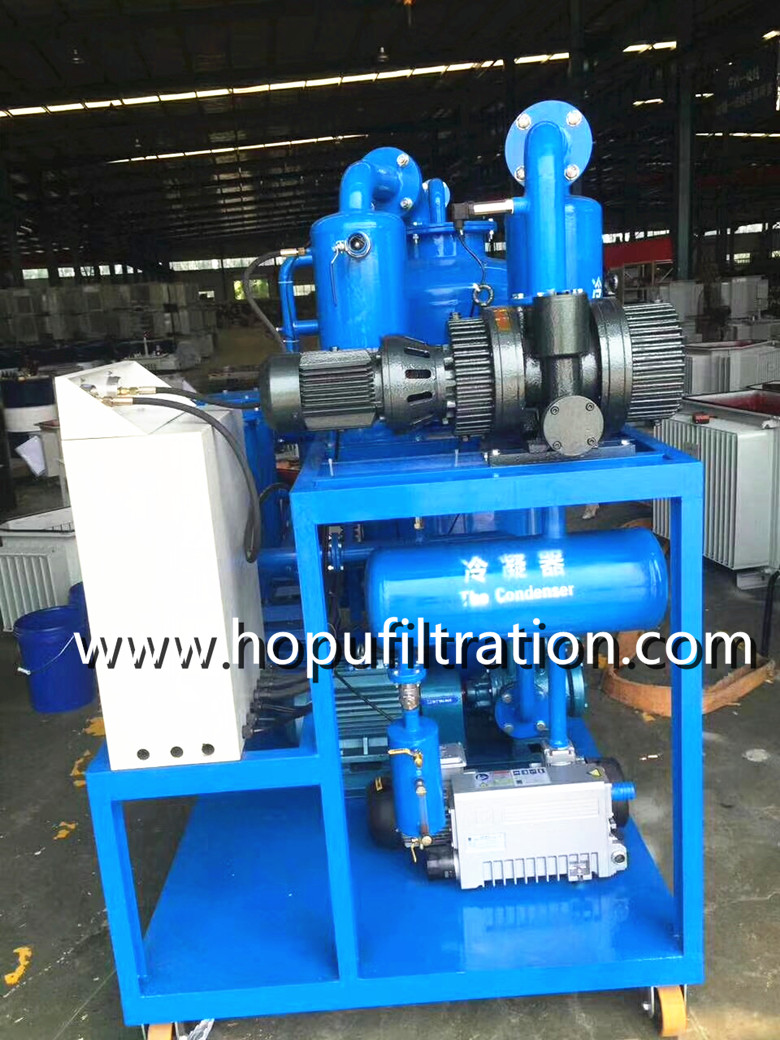 Double Stage Vacuum Transformer Oil Purification Plant for maintenance new transformers