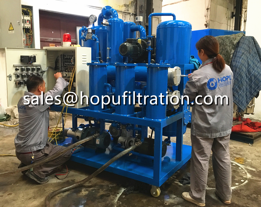 3000LPH Vacuum Transformer Oil Regeneration Plant