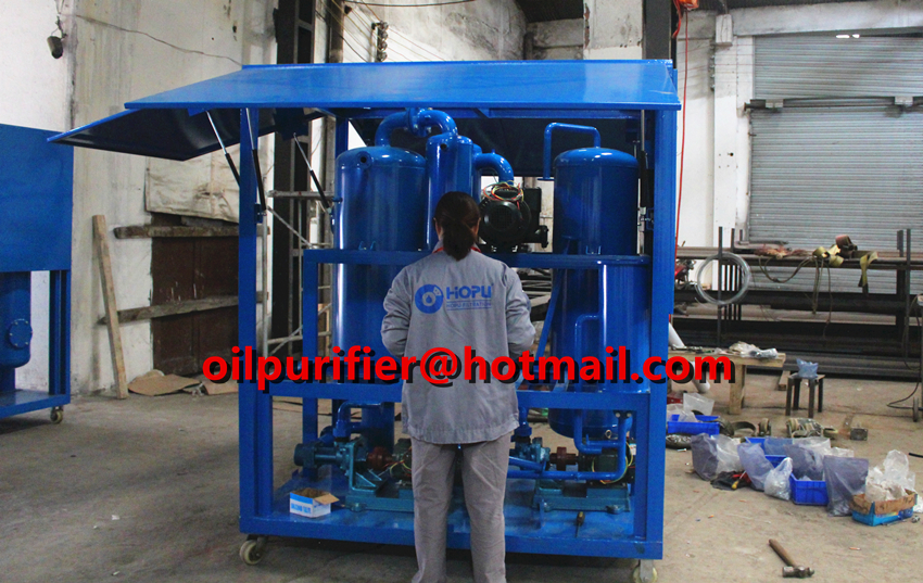 Enclosure Shelter Type Oil Purifier Machine Delivery