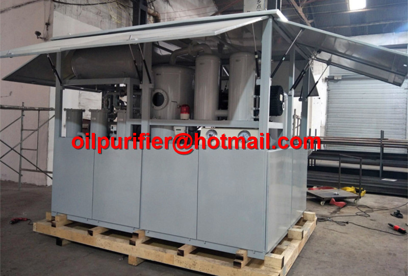 Weather Proof Canopy Transformer Oil Filtration Machine