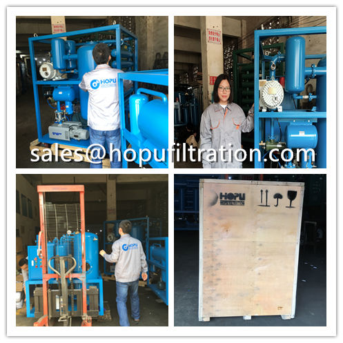 Double Stage Vacuum Transformer Oil Purifier delivery