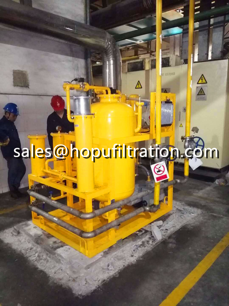 Explosion proof vacuum hydraulic oil filtration plant