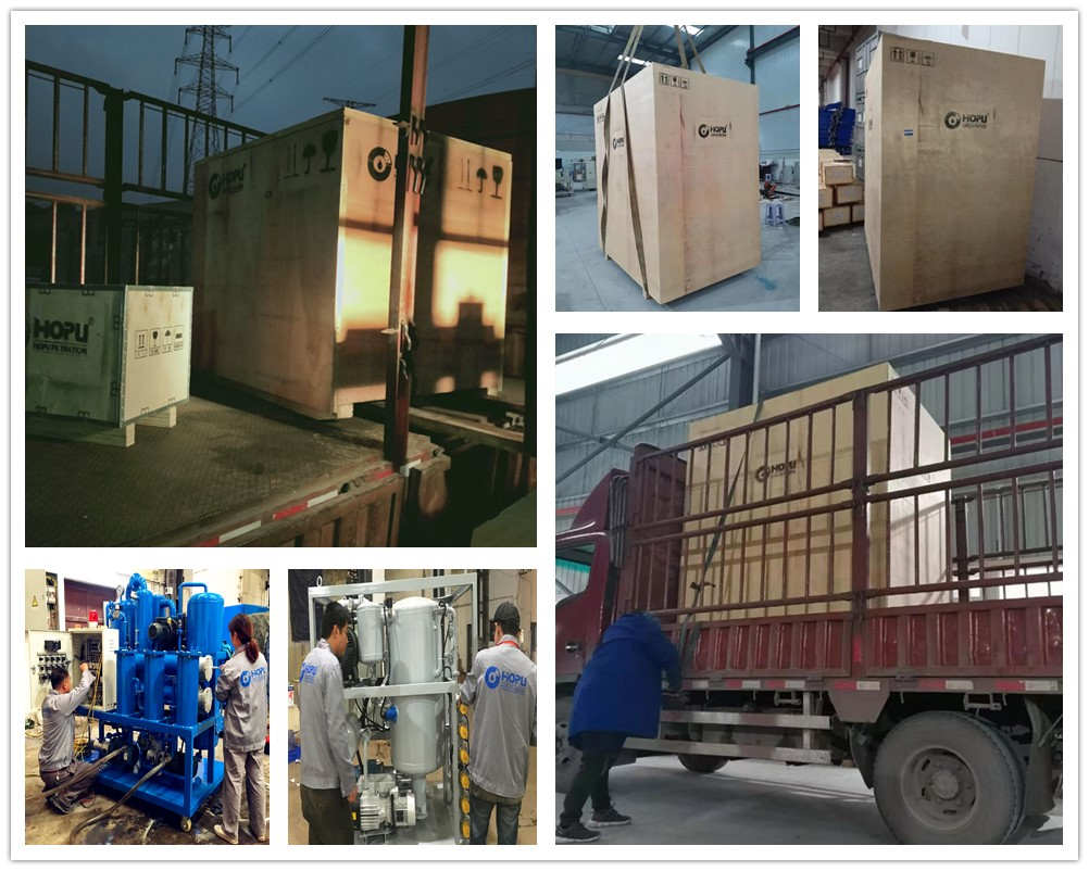 Oil Purification machines delivery
