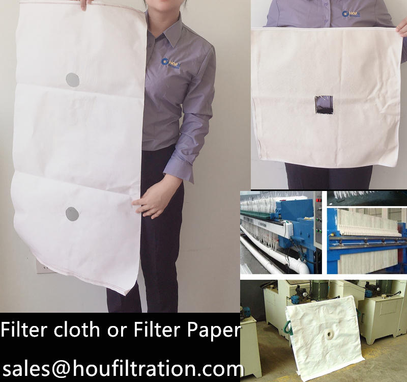 Filter Cloth or Filter Paper for Press filter system