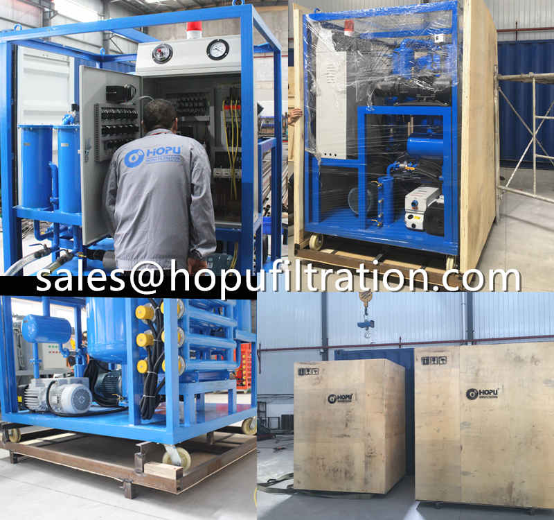 6000LPH transformer oil purifier delivery