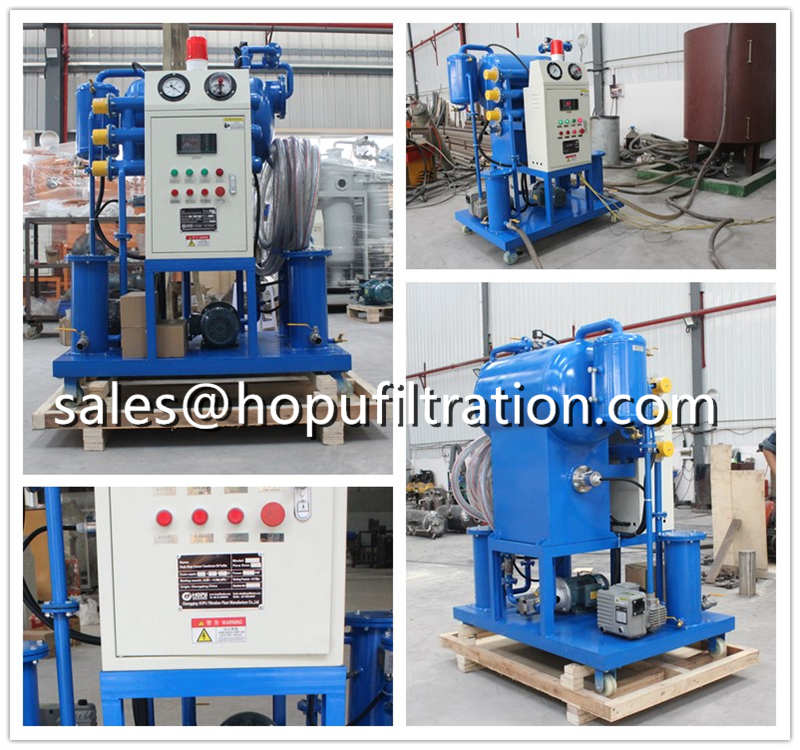 Insulation Oil Fliltration Machine, Mini Vacuum Transformer Oil Purifier