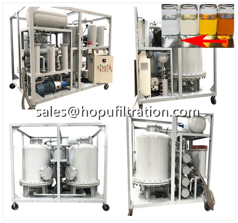 transformer oil regeneration and decolorization system