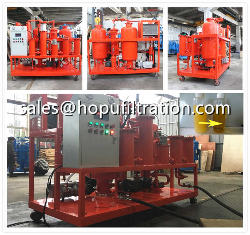 Lube Hydraulic Oil Purifier by vacuum dehydration