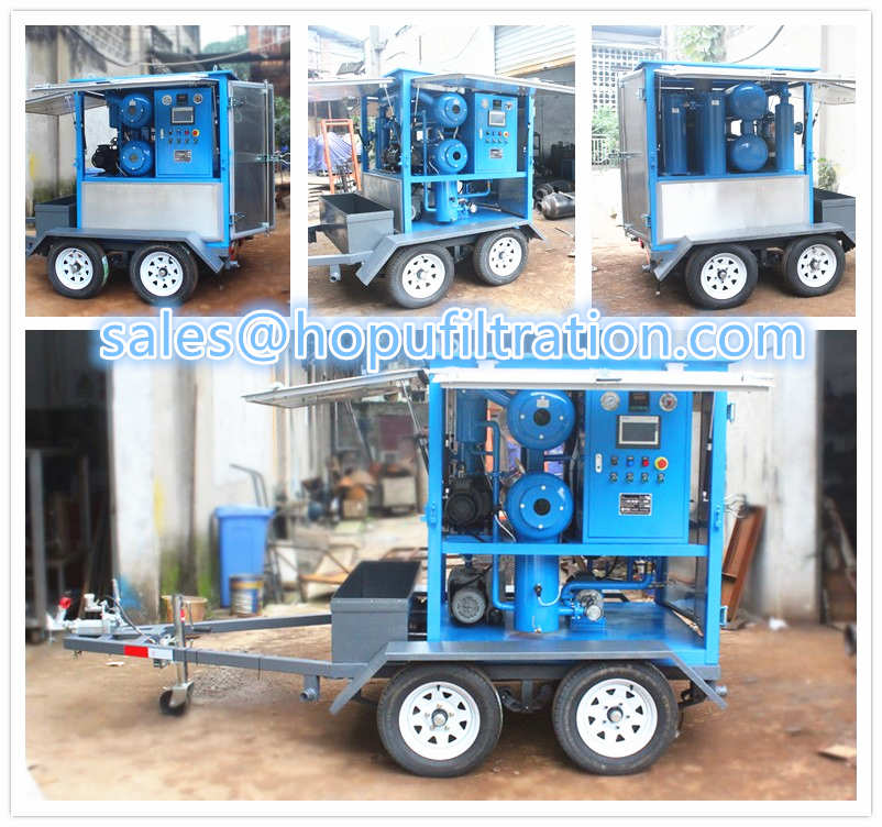 Mobile oil purification equipment