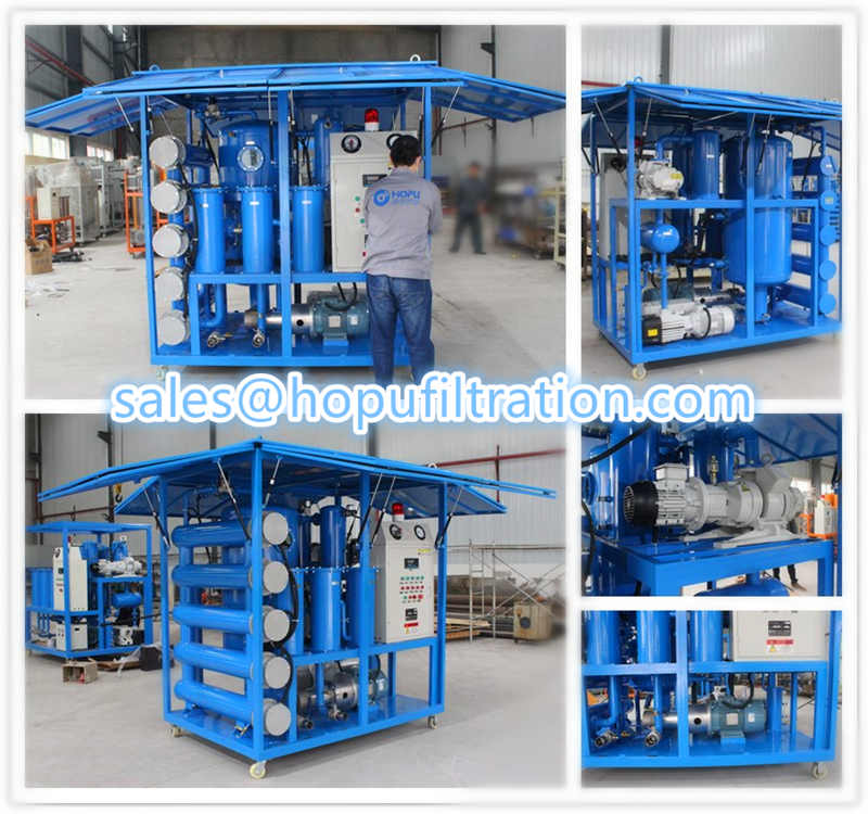 enclosed cover type transformer oil purifier