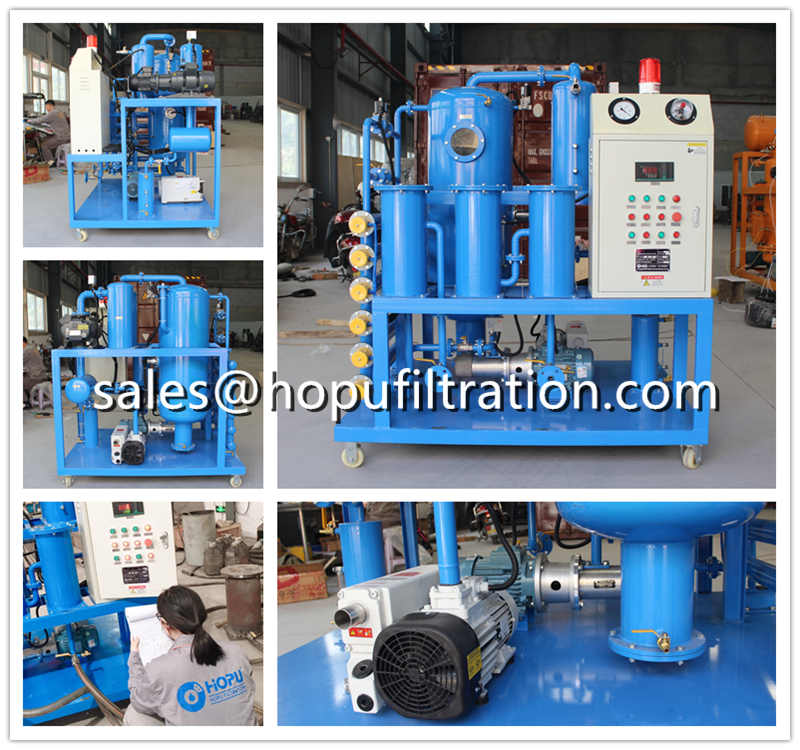 Transformer Oil Vacuum Dehydration and Degassing System