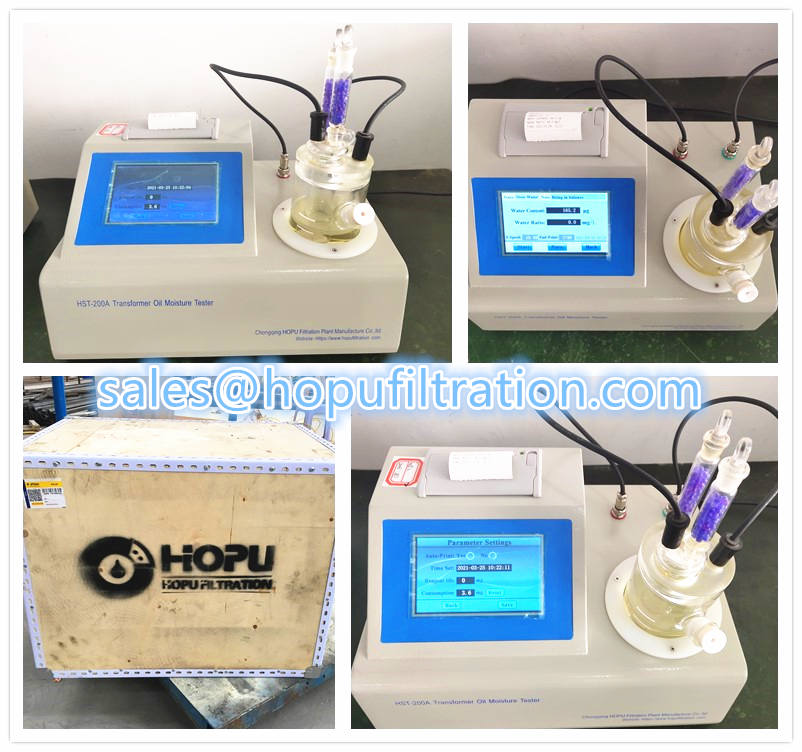 Oil Moisture Tester, Oil Water Content Analyzer