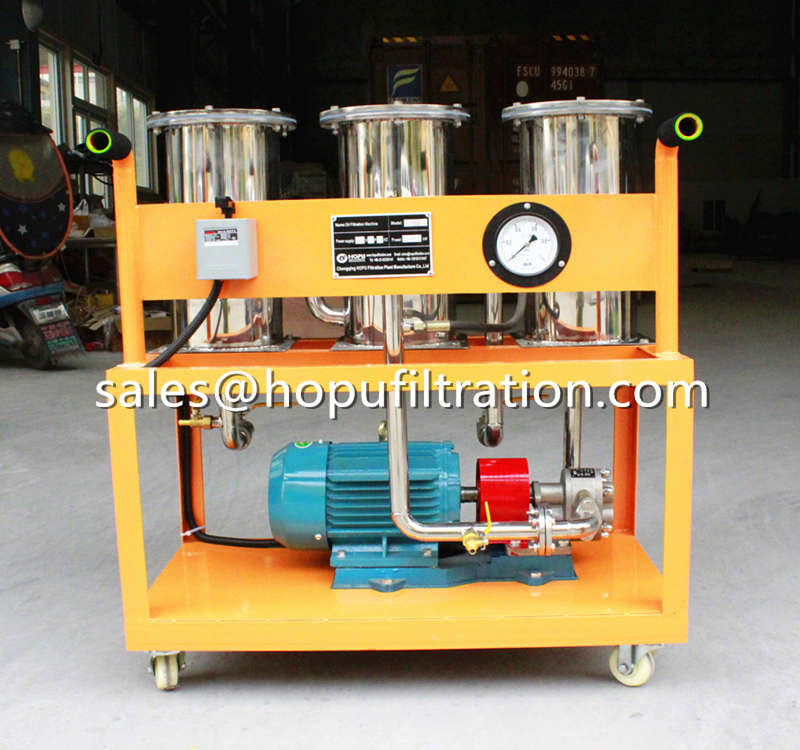 Stainless Steel Type Portable Oil Filtration Unit