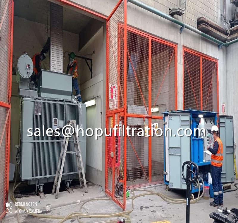 Onsite Working Vacuum Transformer Oil Purifier