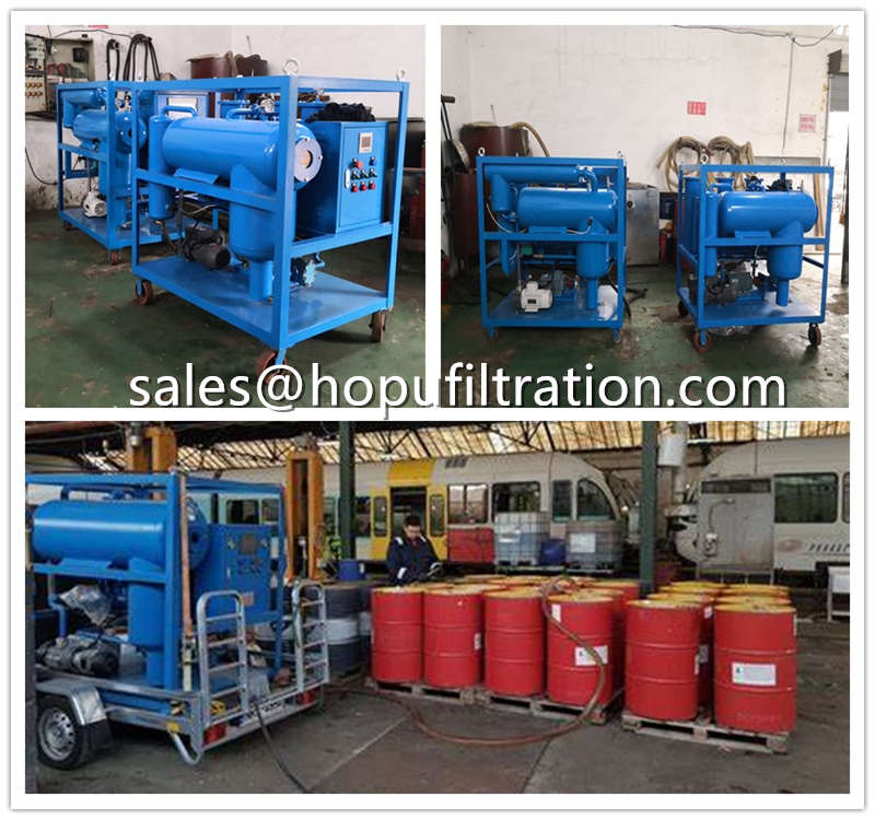 Horizontal Type Vacuum Transformer Oil Purifier