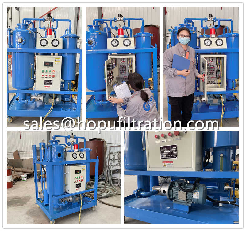 Gas Steam Turbine Oil Purification Machine