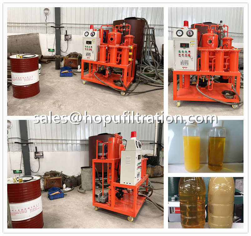 Gear Compressor Oil Filtration Machine
