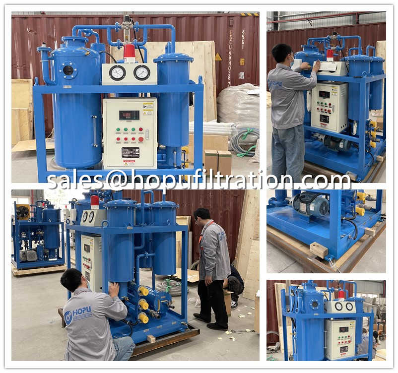 Turbine Oil Dehydration and Filtration Machine