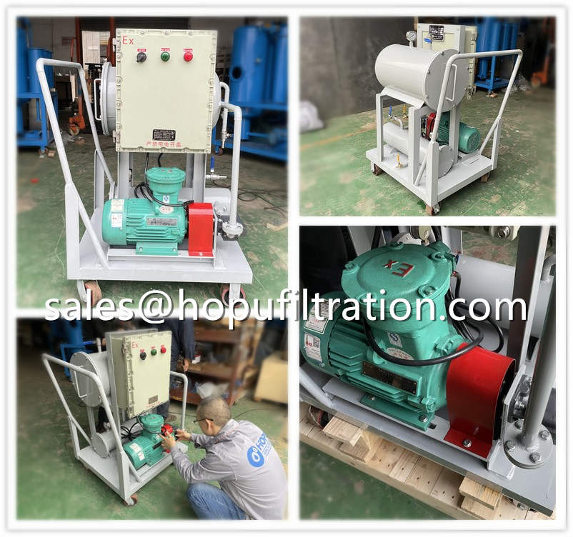 Explosion proof diesel oil purifier