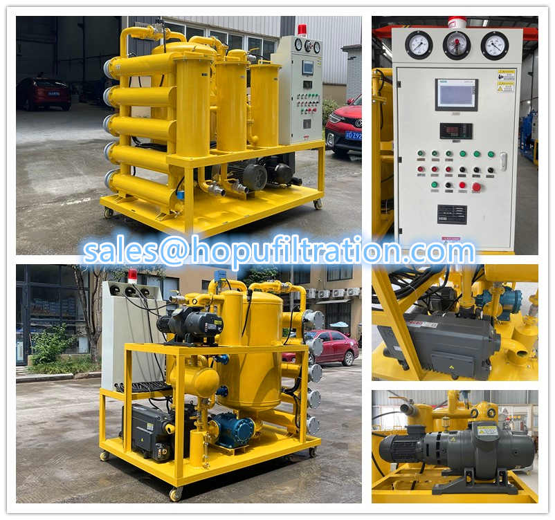 High Vacuum Transformer Oil Degassing and Drying Equipment