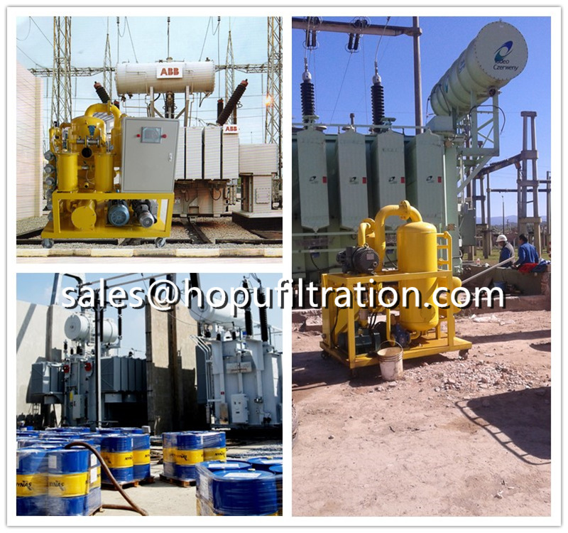 Onsite working transformer Oil Recondition System