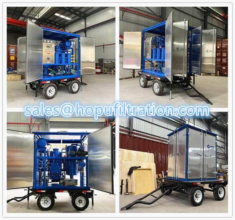 Mobile Transformer Oil Regeneration Plant