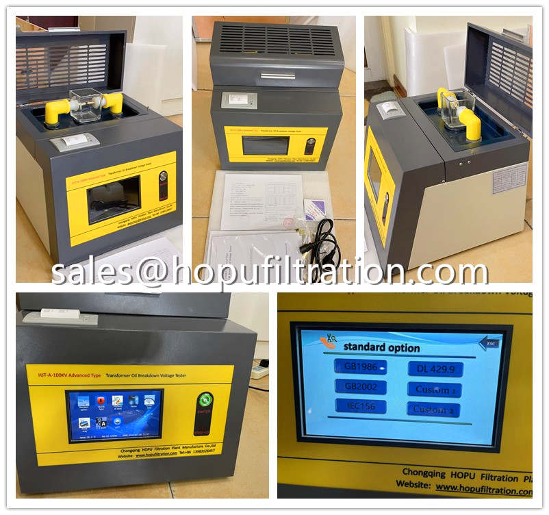 100KV Advanced Type Oil Breakdown Volatge Tester 