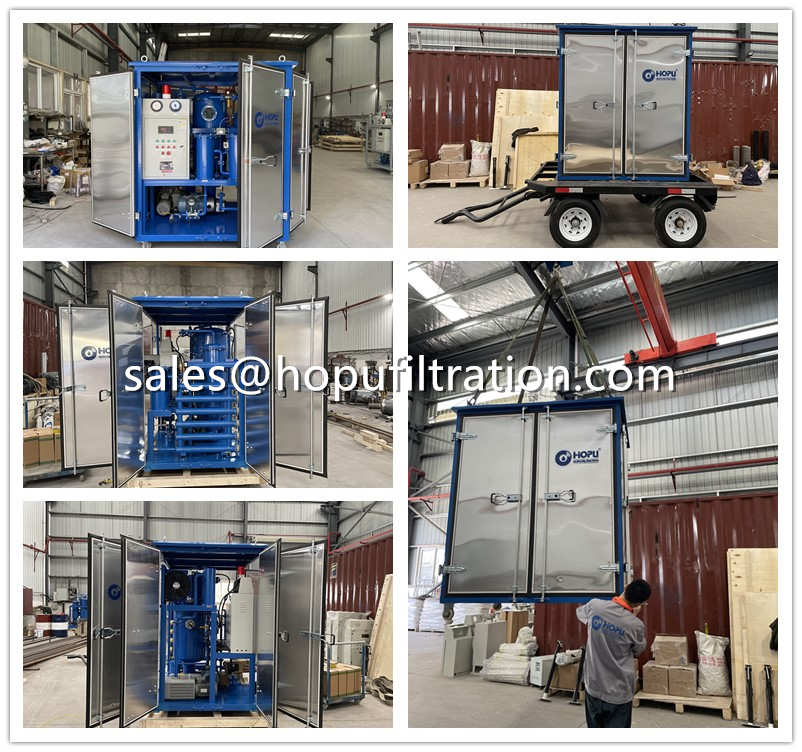 Mobile Transformer Oil Filtration Machine