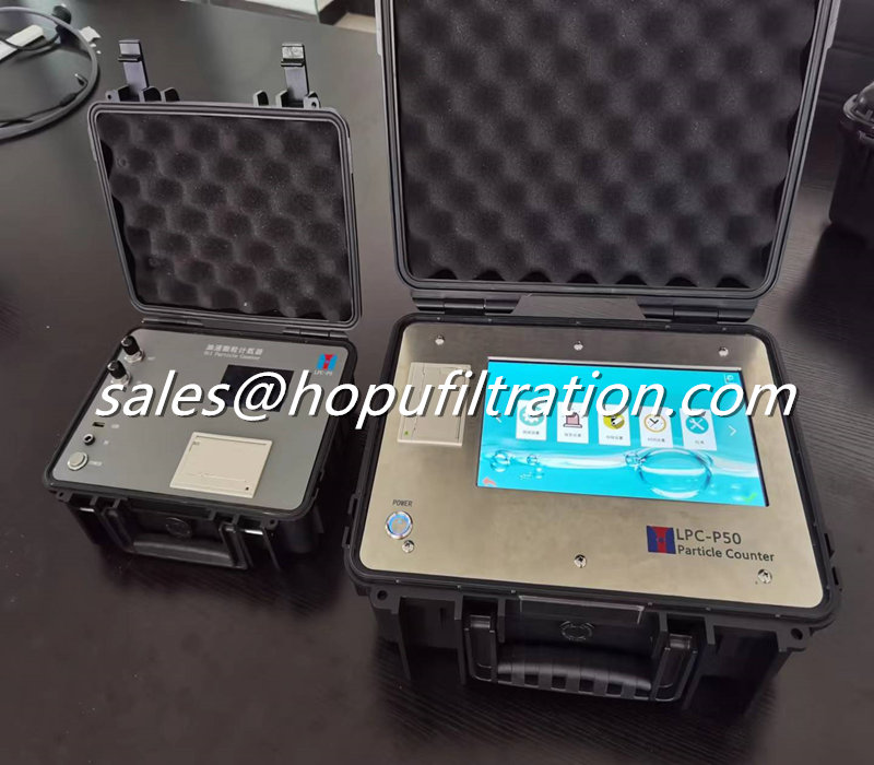 Portable Hydraulic Oil Particle Counter