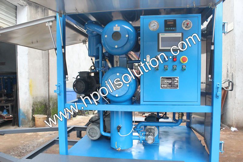 Mobile trailer and PLC mounted Transformer Oil Purifier