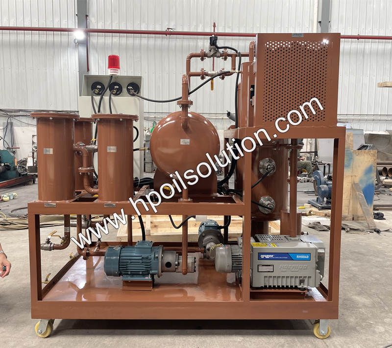 Vacuum and Coalescence Separation Turbine Oil Purifier