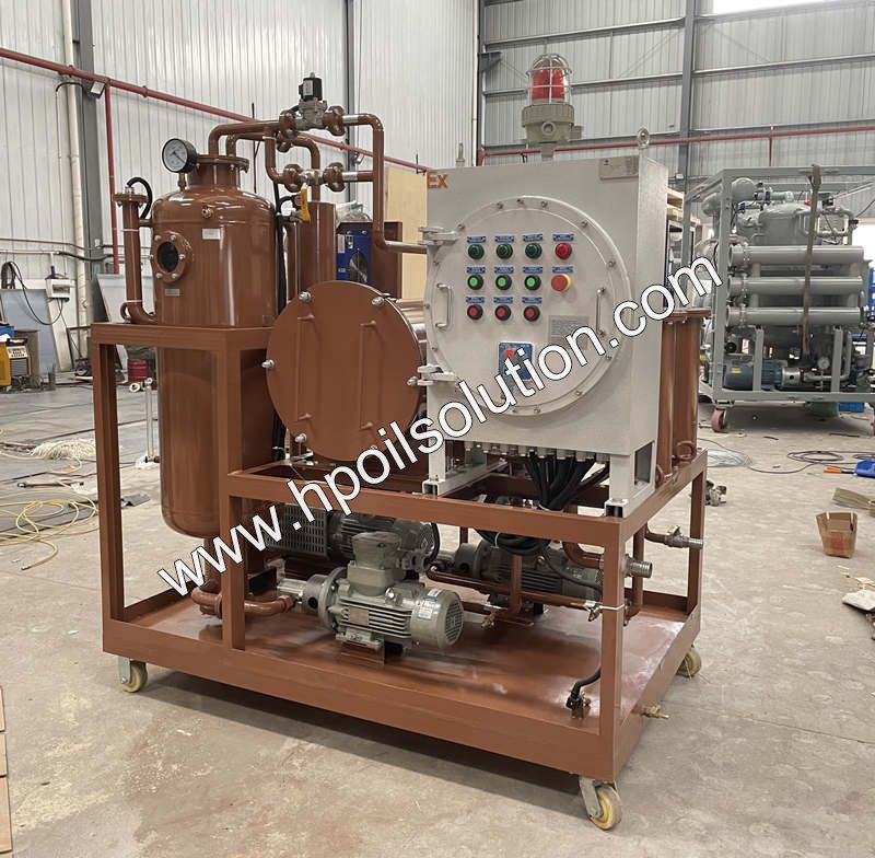 Explosion proof turbine oil purification machine