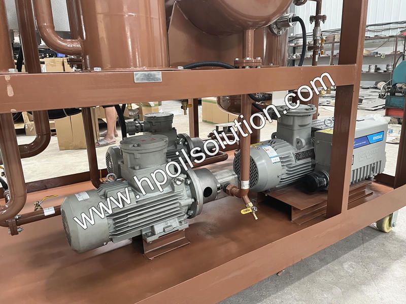 Explosion proof turbine oil purification machine