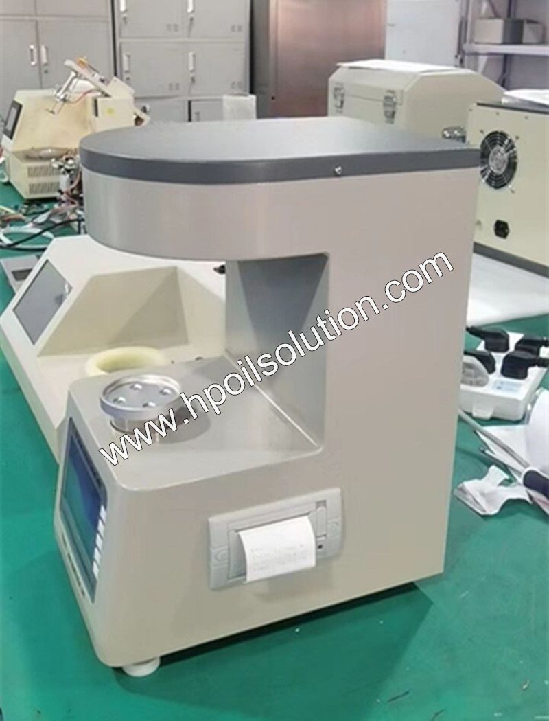 Transformer oil tension tester