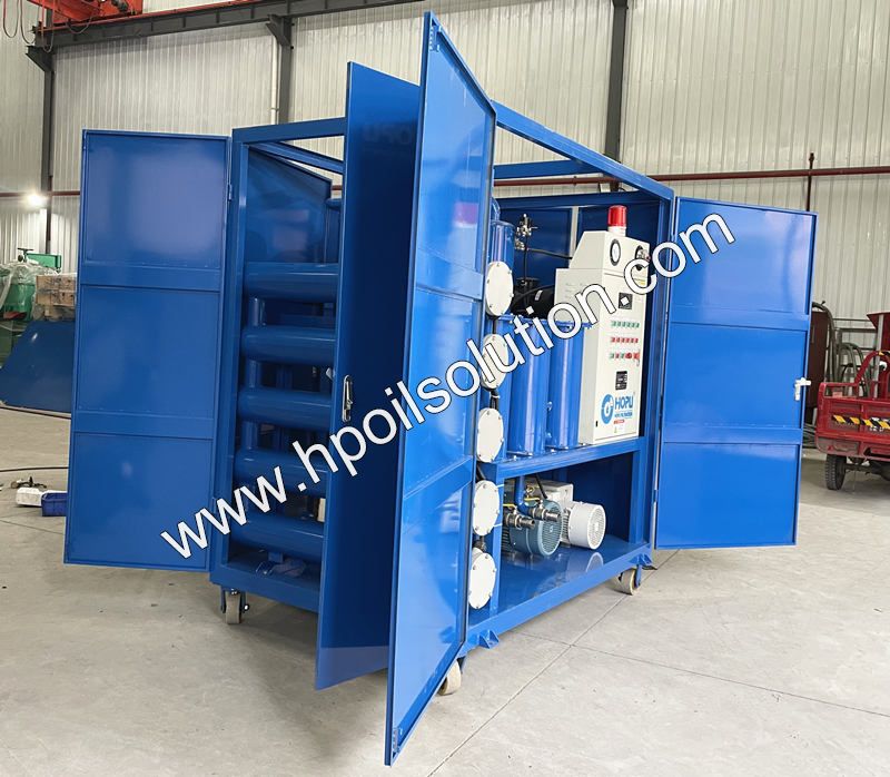 weather proof enclosure type Transformer Oil Purifier