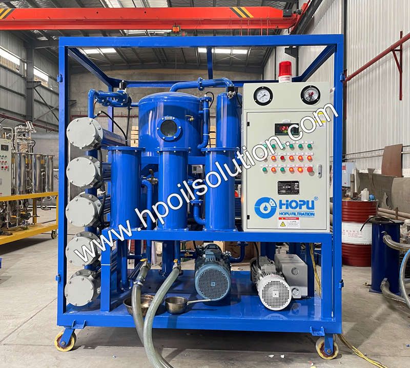 Frame Type Double Stage Vacuum Transformer Oil Purifier