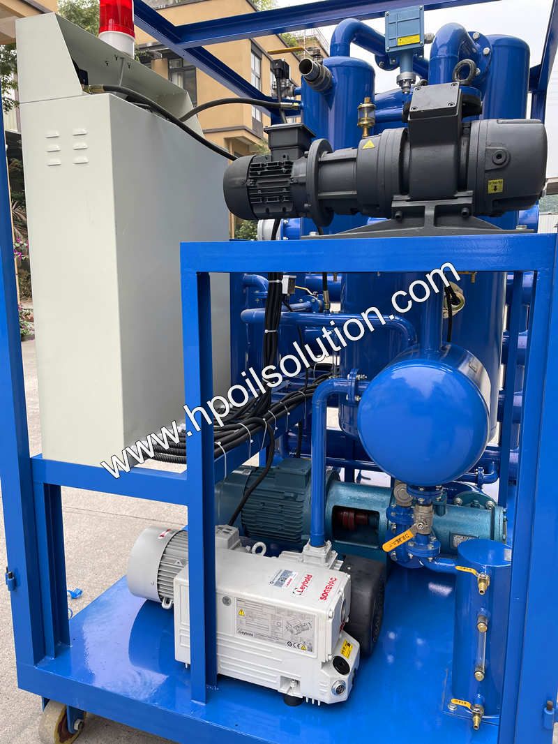 Frame Type Double Stage Vacuum Transformer Oil Purifier