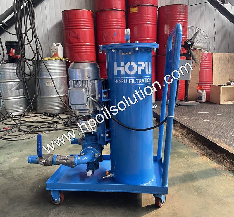 Portable High Precision Hydraulic Oil Filter Cart