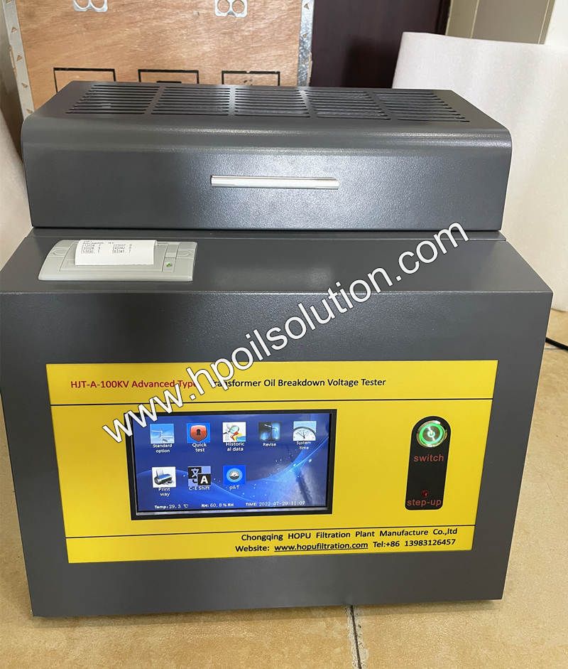 New Designed 100KV transformer Oil BDV tester