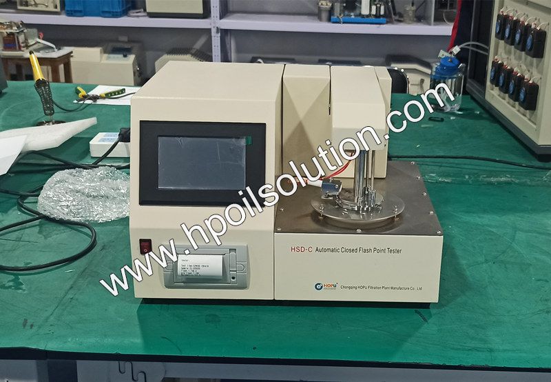 Closed Cup Oil Flash Point Tester