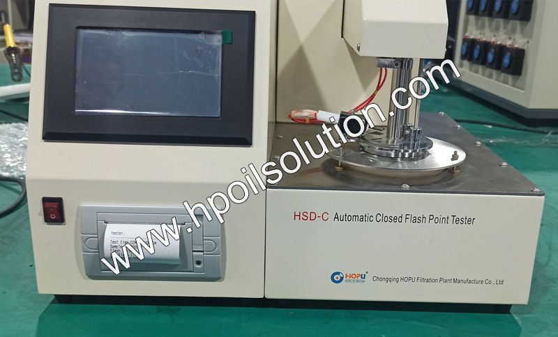 Closed Cup Oil Flash Point Tester