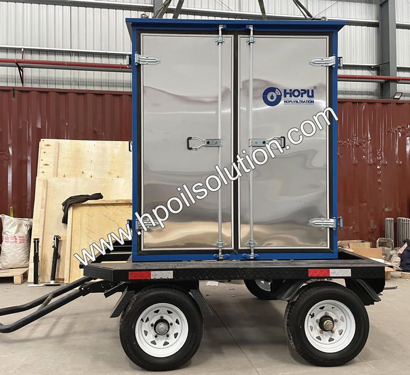 Mobile Hydraulic Oil Filtration Plant